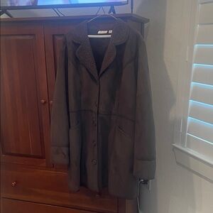 Denim&Co Dark Brown Coat